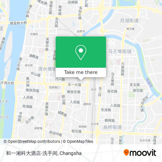 和一湘科大酒店-洗手间 map