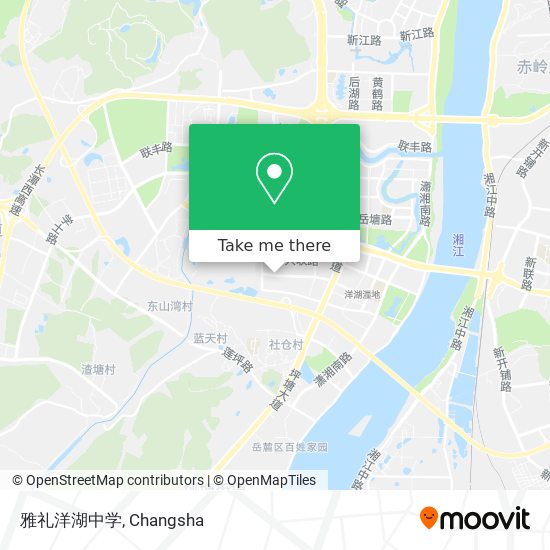 雅礼洋湖中学 map