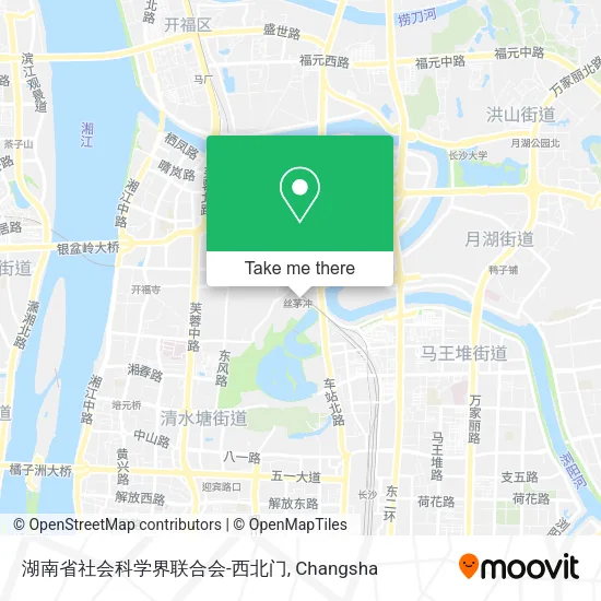 湖南省社会科学界联合会-西北门 map