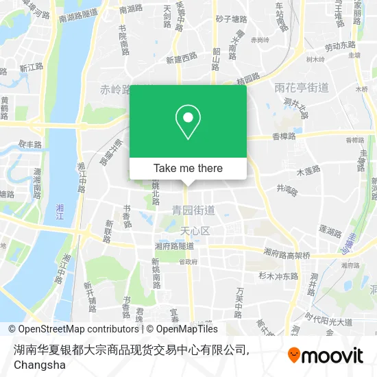 湖南华夏银都大宗商品现货交易中心有限公司 map