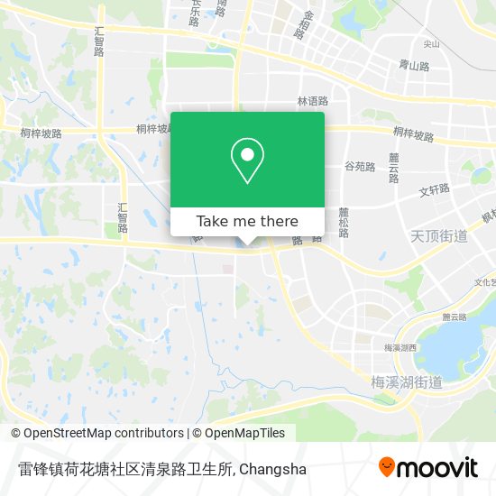 雷锋镇荷花塘社区清泉路卫生所 map
