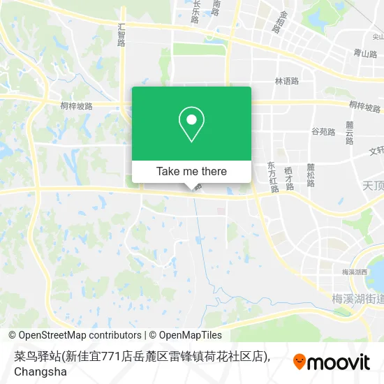 菜鸟驿站(新佳宜771店岳麓区雷锋镇荷花社区店) map