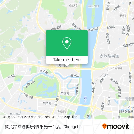 聚英跆拳道俱乐部(阳光一百店) map