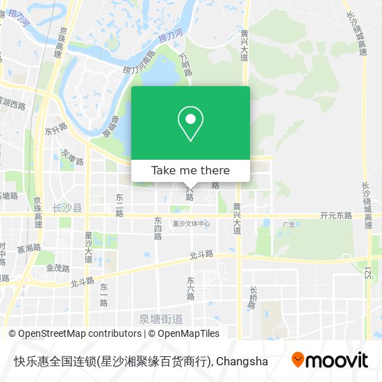 快乐惠全国连锁(星沙湘聚缘百货商行) map