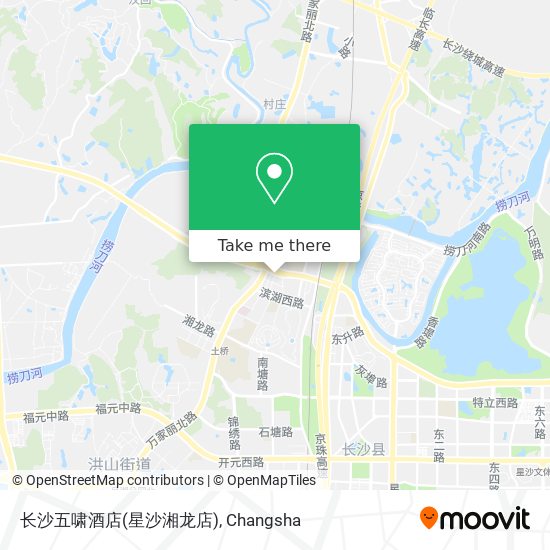 长沙五啸酒店(星沙湘龙店) map