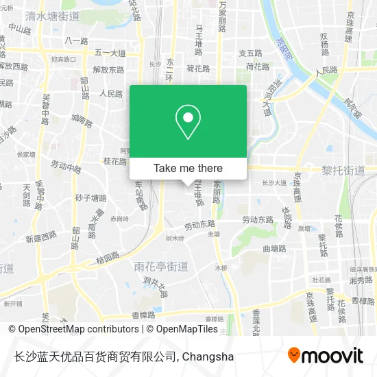 长沙蓝天优品百货商贸有限公司 map