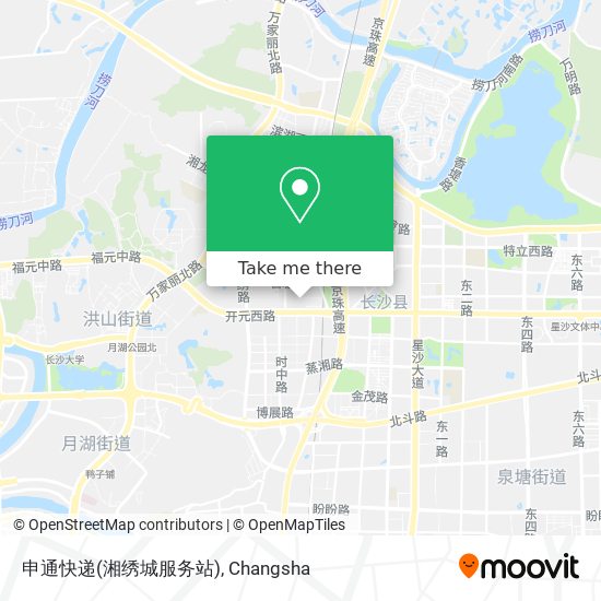 申通快递(湘绣城服务站) map