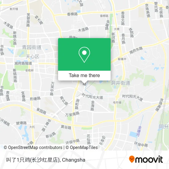 叫了1只鸡(长沙红星店) map