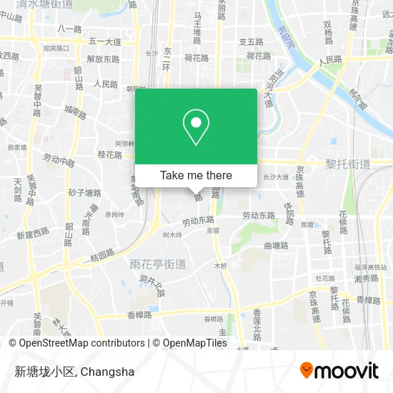 新塘垅小区 map
