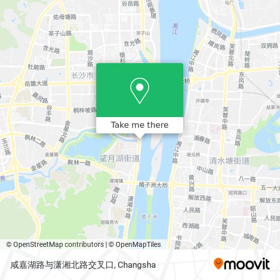 咸嘉湖路与潇湘北路交叉口 map