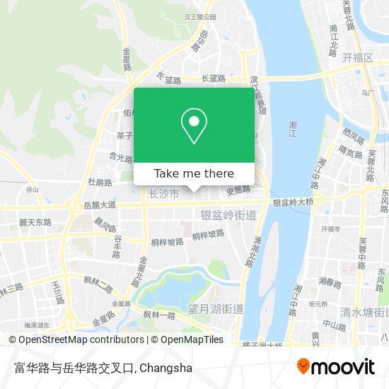 富华路与岳华路交叉口 map