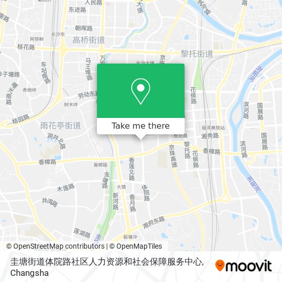 圭塘街道体院路社区人力资源和社会保障服务中心 map