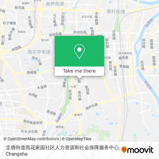 圭塘街道雨花家园社区人力资源和社会保障服务中心 map