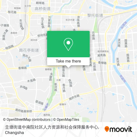 圭塘街道中南院社区人力资源和社会保障服务中心 map