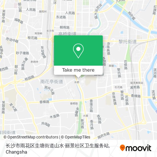 长沙市雨花区圭塘街道山水·丽景社区卫生服务站 map