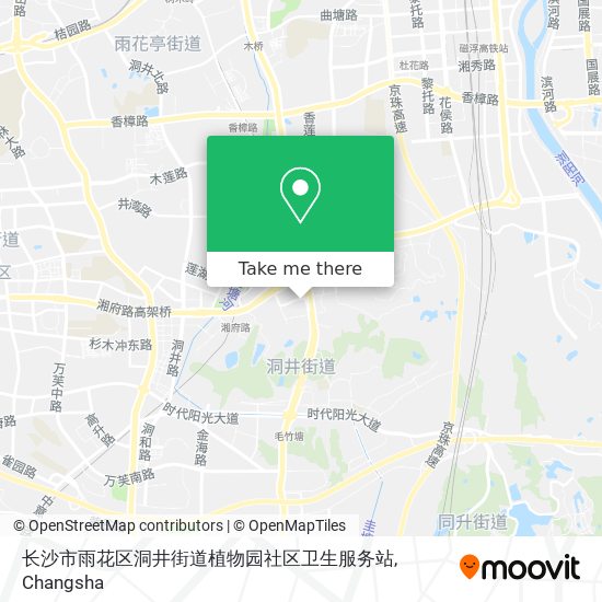 长沙市雨花区洞井街道植物园社区卫生服务站 map