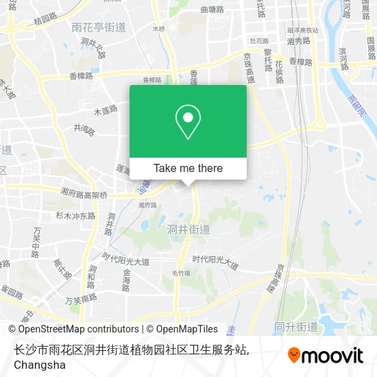长沙市雨花区洞井街道植物园社区卫生服务站 map