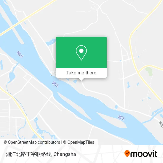 湘江北路丁字联络线 map