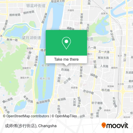 成师傅(步行街店) map