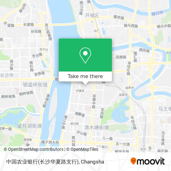 中国农业银行(长沙华夏路支行) map