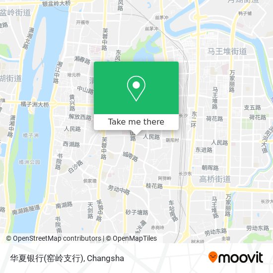 华夏银行(窑岭支行) map