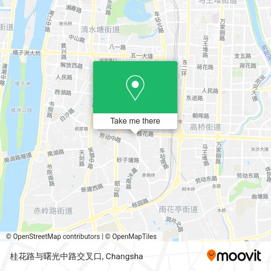 桂花路与曙光中路交叉口 map