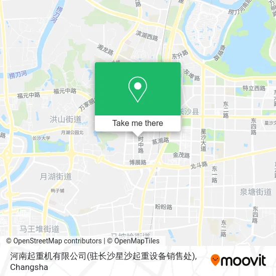 河南起重机有限公司(驻长沙星沙起重设备销售处) map