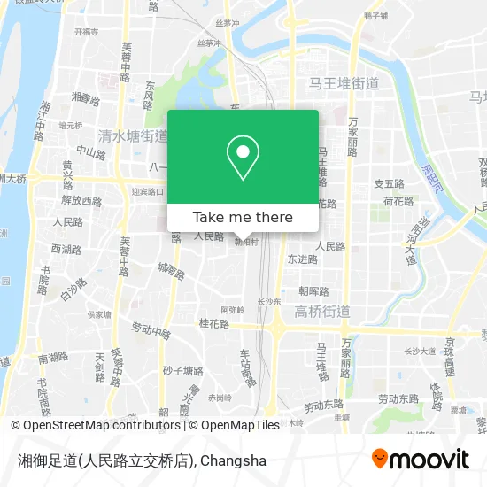 湘御足道(人民路立交桥店) map