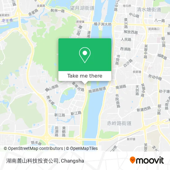 湖南麓山科技投资公司 map