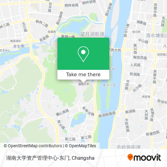 湖南大学资产管理中心-东门 map