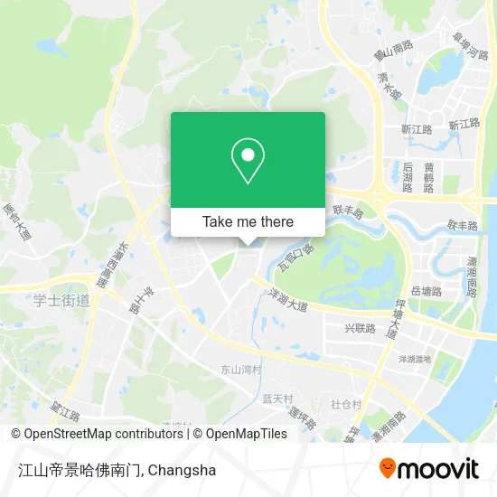 江山帝景哈佛南门 map