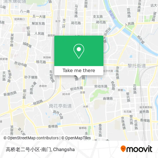 高桥老二号小区-南门 map