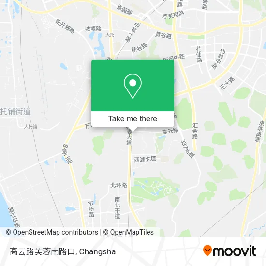 高云路芙蓉南路口 map