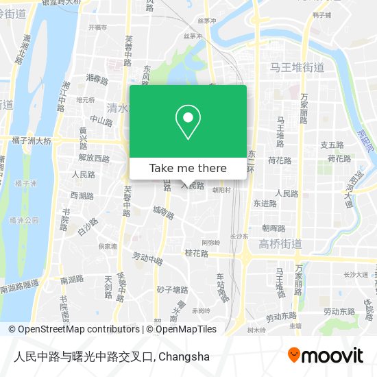 人民中路与曙光中路交叉口 map