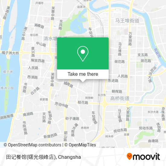 田记餐馆(曙光领峰店) map