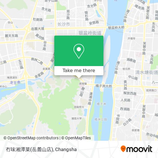 冇味湘潭菜(岳麓山店) map