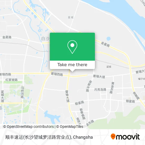 顺丰速运(长沙望城梦洁路营业点) map