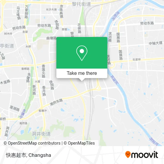 快惠超市 map