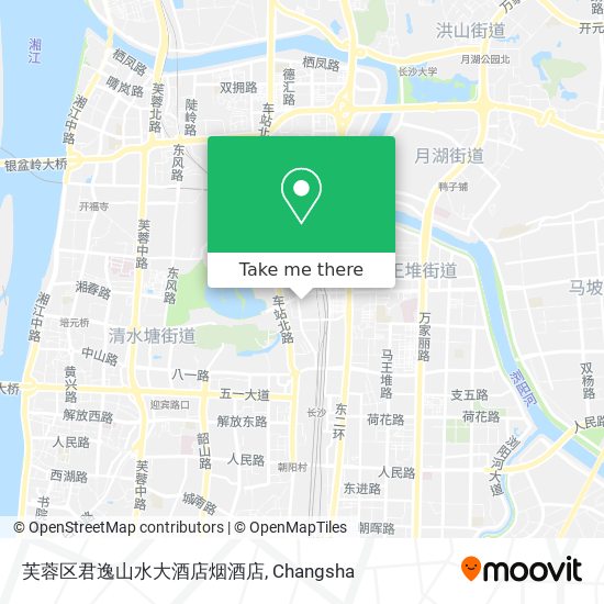 芙蓉区君逸山水大酒店烟酒店 map