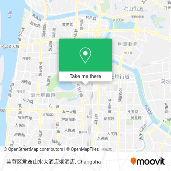 芙蓉区君逸山水大酒店烟酒店 map