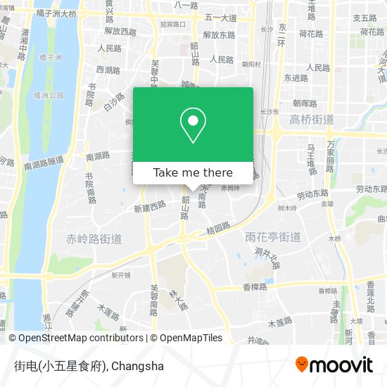 街电(小五星食府) map