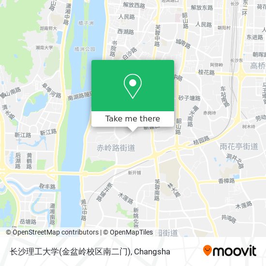 长沙理工大学(金盆岭校区南二门) map