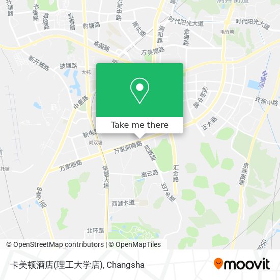 卡美顿酒店(理工大学店) map