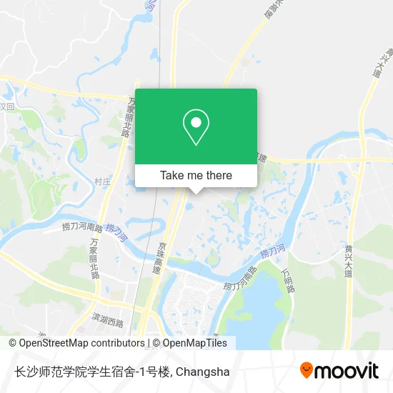 长沙师范学院学生宿舍-1号楼 map