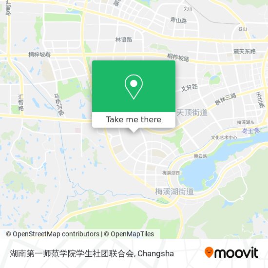 湖南第一师范学院学生社团联合会 map