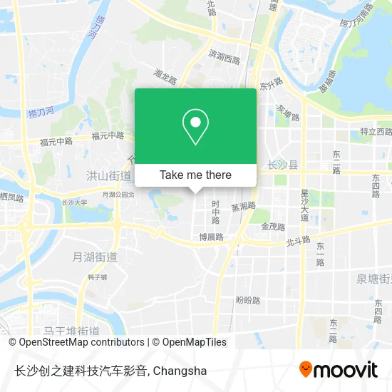 长沙创之建科技汽车影音 map