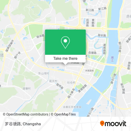 罗谷塘路 map