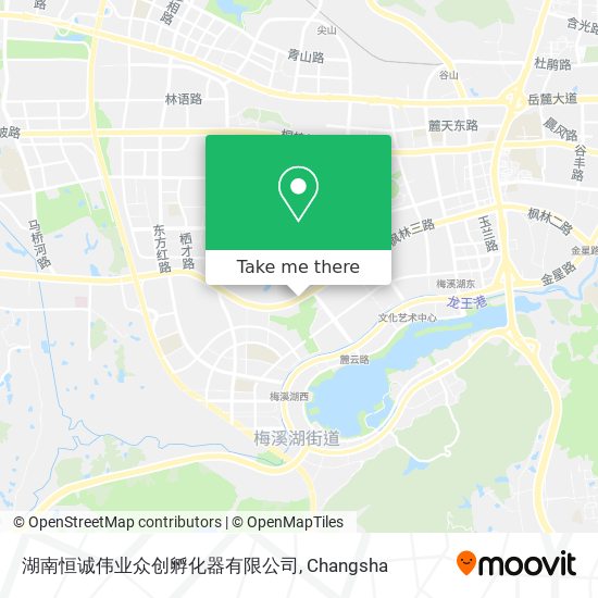 湖南恒诚伟业众创孵化器有限公司 map