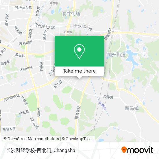 长沙财经学校-西北门 map