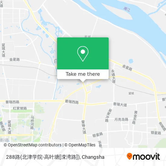 288路(北津学院-高叶塘[溁湾路]) map